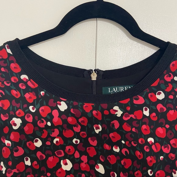 LAUREN RALPH LAUREN Three-Quarter-Sleeve Jersey Dress - Picture 1 of 6